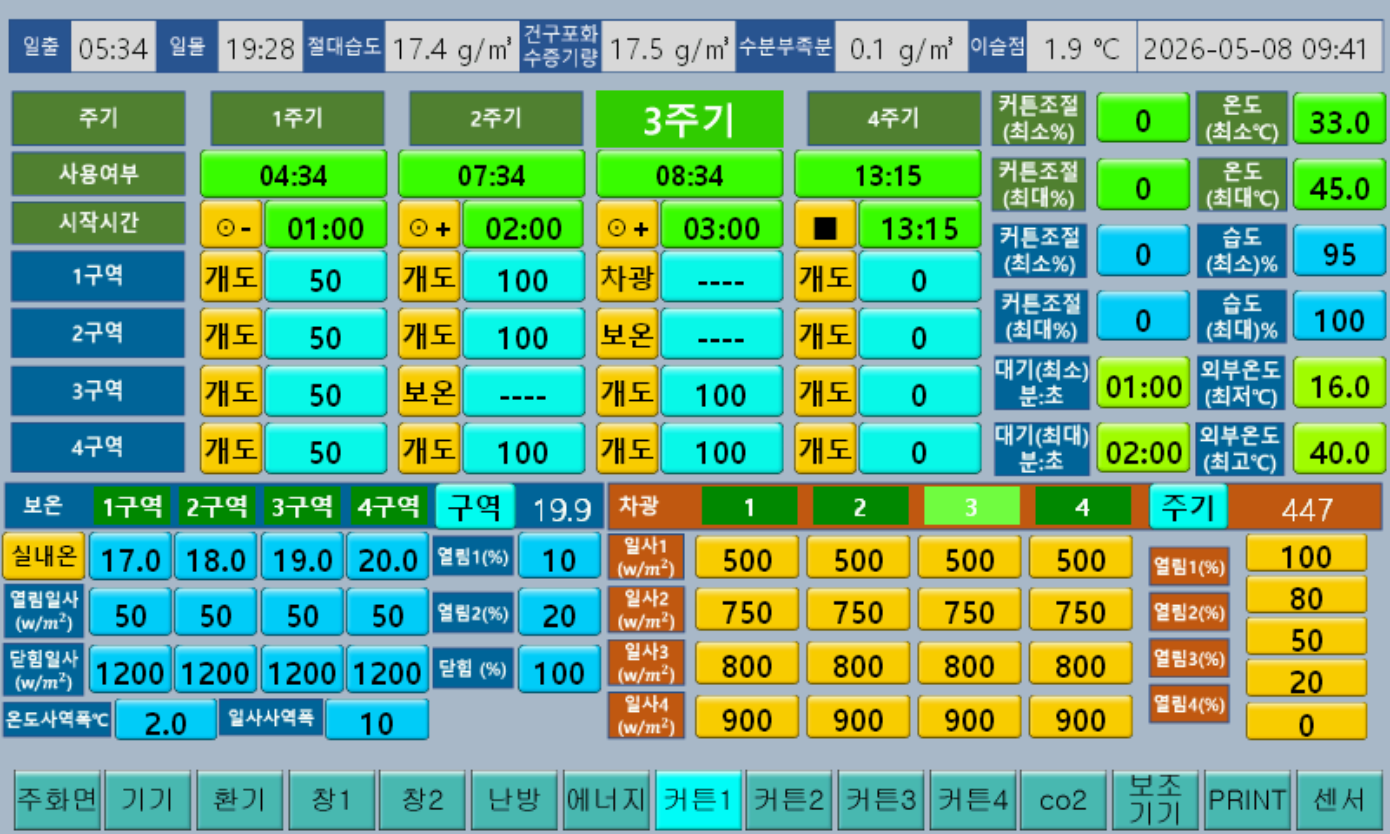 NEO-1004 6장 에너지 및 커튼 설정 화면 구성 이미지 2